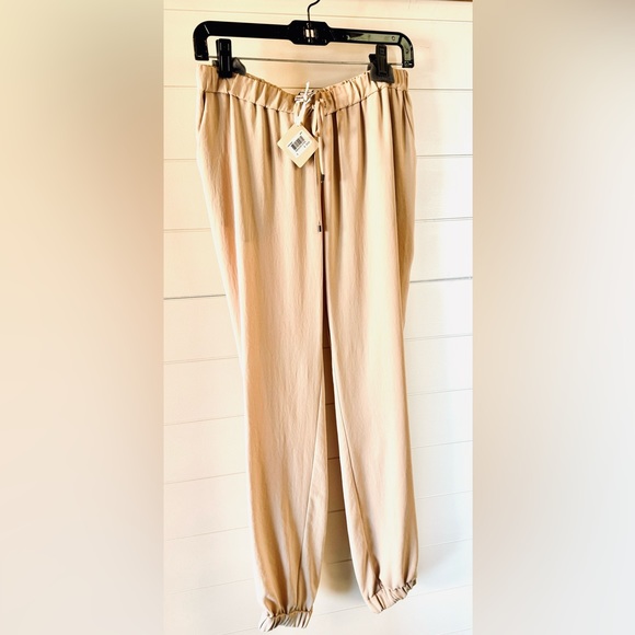 NWT- Haute Hippie - Silky - buff color Pants - Picture 3 of 6